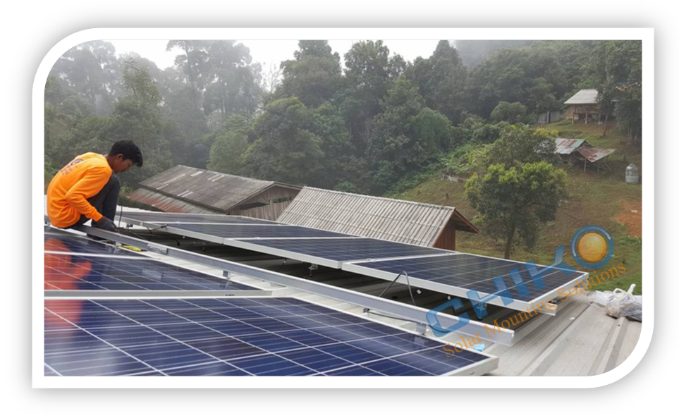 metal sheet roof solar fixing bracket