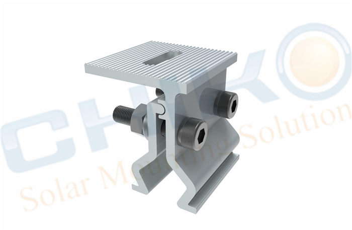 "Photovoltaic heat", CHIKO solar 6MW metal roof solar mounting project