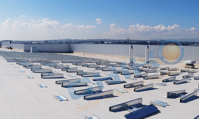 Melbourne 2MW Flat Roof - CHIKO Solar Mounting System Ballast CK-I Series