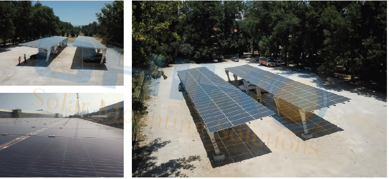 CHIKO Solar Partial Carport Solar Mounting Bracket Project Show: