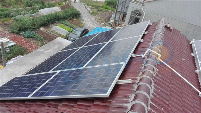 How to install the solar mounting system to be waterproof ？