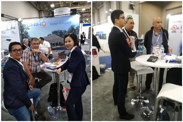 Live broadcast of Chiko Solar in the 2019 US SPI exhibition