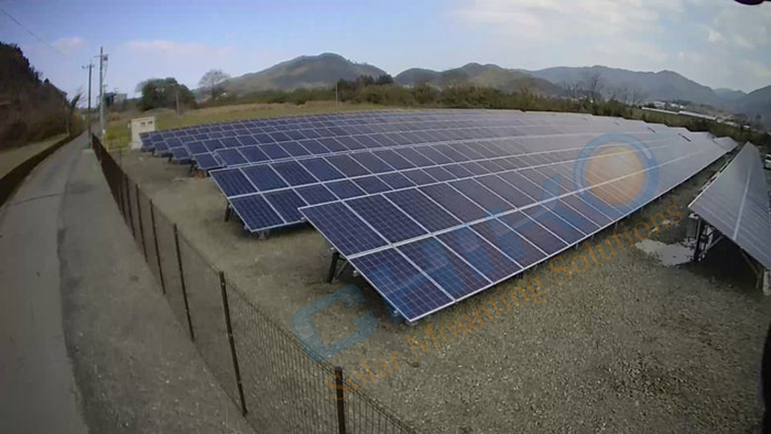 Japan 500kw Solar Station - CHIKO Ground Solar Mounting System