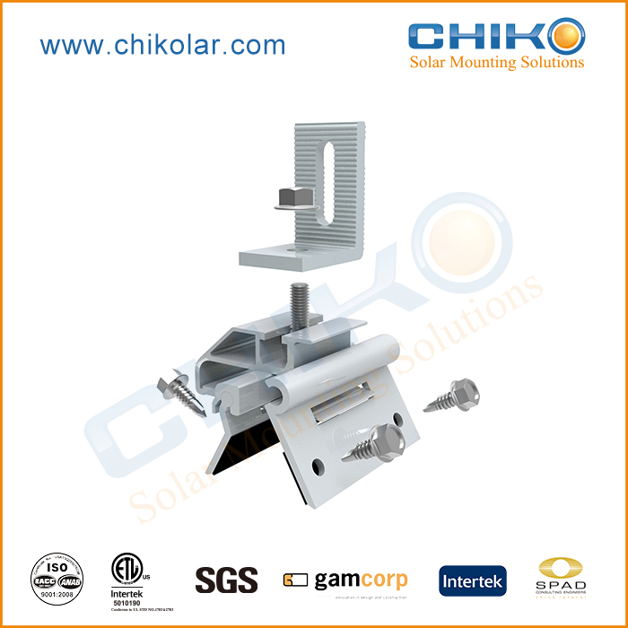 Trapezoidal Metal Roof Adjustable Clamp - #384 Clamp
