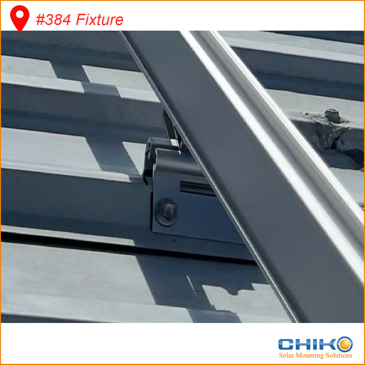Trapezoidal Metal Roof Adjustable Clamp - #384 Clamp