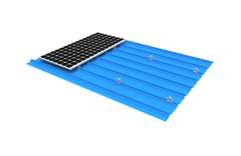 New tin roof solar bracket installation solution - low cost and high quality