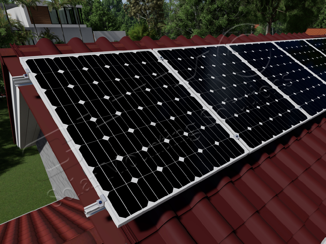 Chiko Solar Tile Roof Photovoltaic Mounting System: Efficient and Stable Green Energy Solution