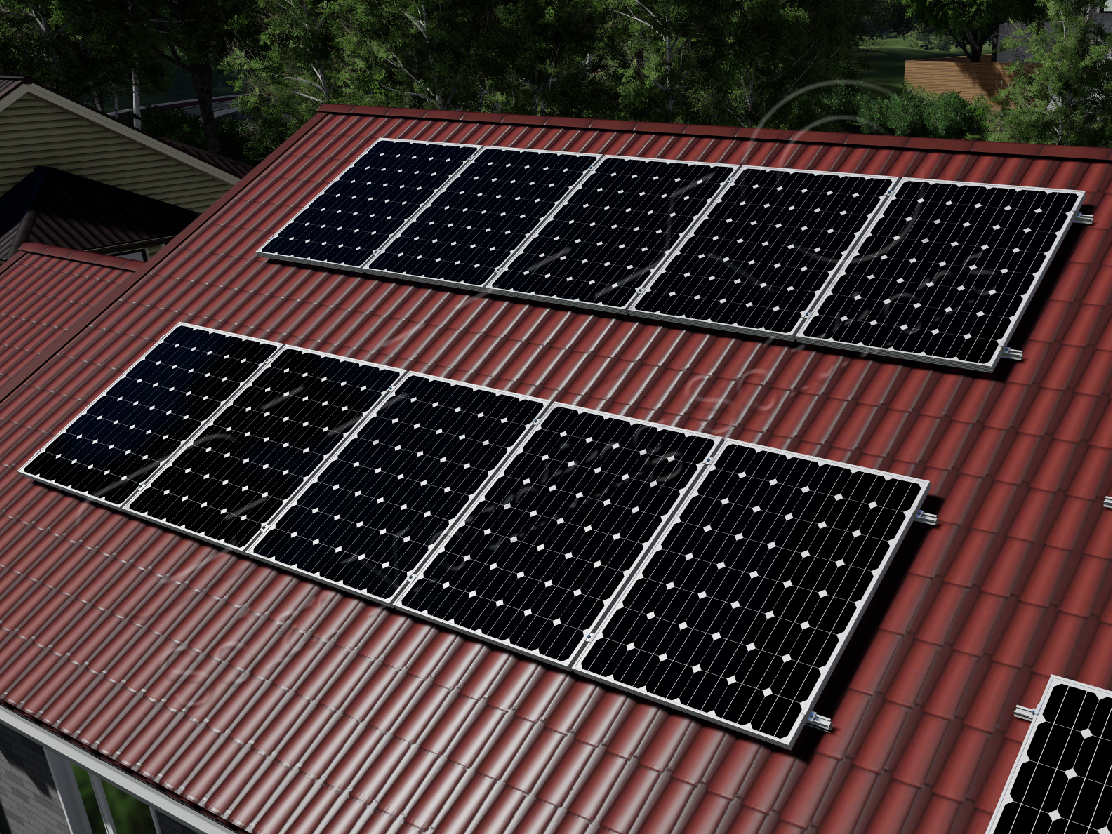 Chiko Solar Tile Roof Photovoltaic Mounting System: Efficient and Stable Green Energy Solution