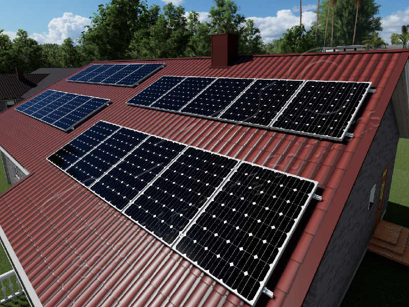 Chiko Solar Tile Roof Photovoltaic Mounting System: Efficient and Stable Green Energy Solution