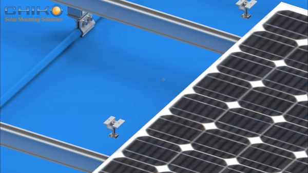 Solor Mounting Roof Mount - CHIKO Metal Roof Installation 