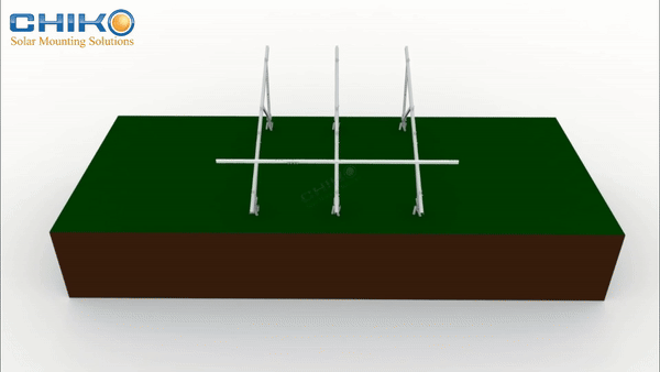 Solor Mounting Ground Mount - CHIKO U2V Installation