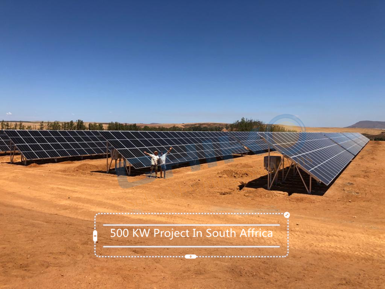 500KW Ground Solar Mounting System Project in South Africa