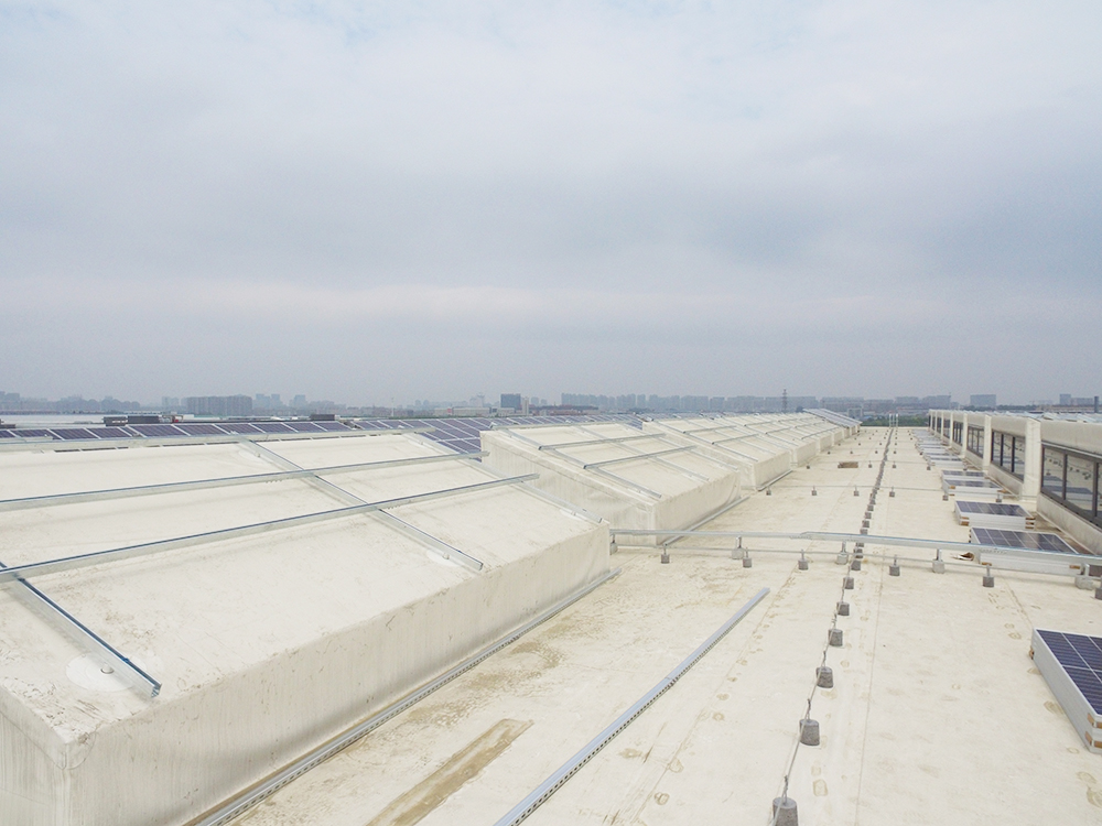 pplication of flexible roof (TPO) solar photovoltaic bracket