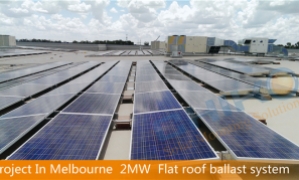 Melbourne 2MW Flat Roof - CHIKO Solar Mounting System Ballast CK-I Series