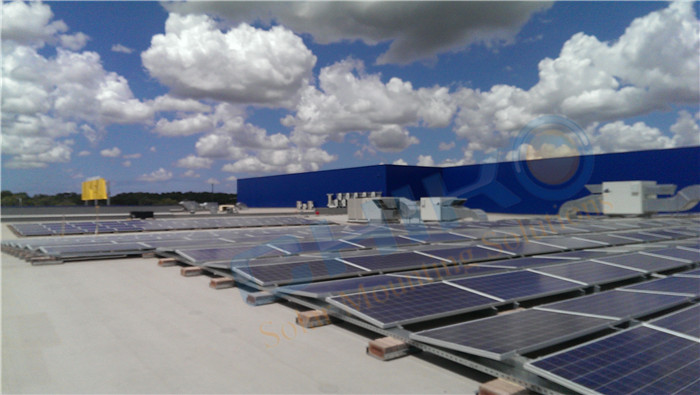 Melbourne 2MW Flat Roof - CHIKO Solar Mounting System Ballast CK-I Series