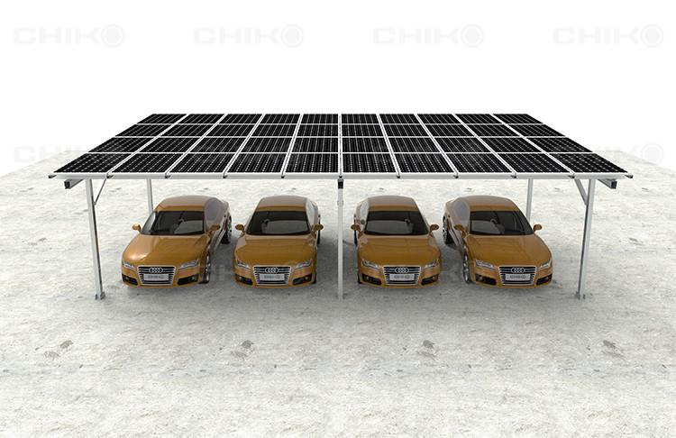 CHIKO Latest Design In 2019 -Two Column Carport Solar Mounting System