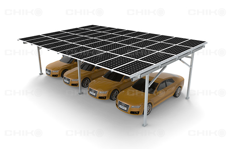 CHIKO Latest Design In 2019 -Two Column Carport Solar Mounting System CHIKO Latest Design In 2019 -Two Column Carport Solar Mounting System