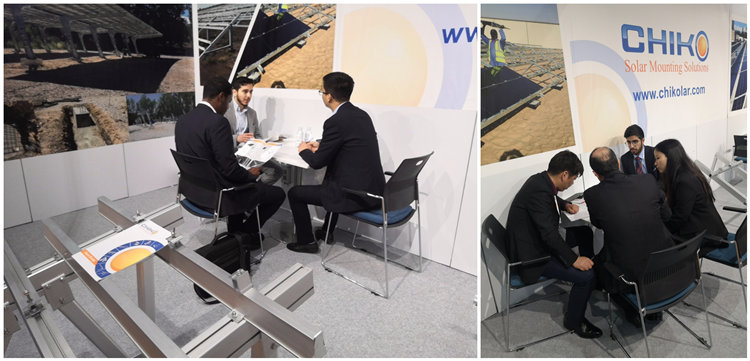 The First Stop in 2020, CHIKO Solar In Abu Dhabi World Future Energy Exhibition (WFES)