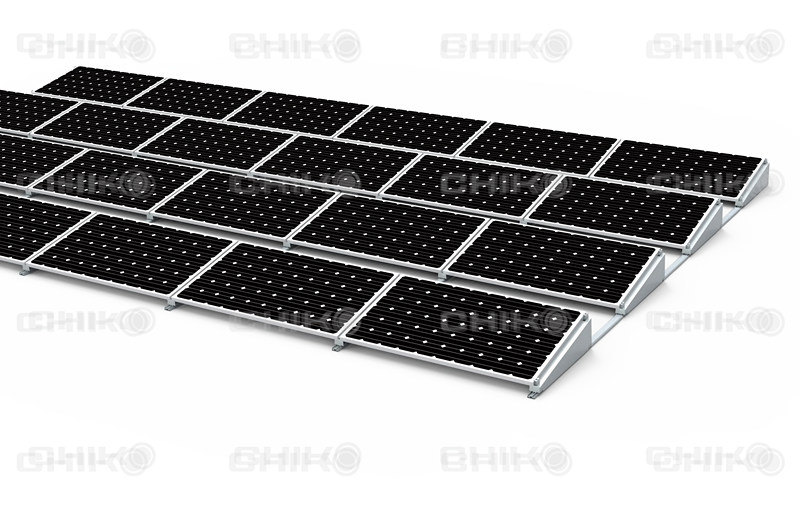 CHIKO's latest design Flat roof solar mounting system ballast IV series