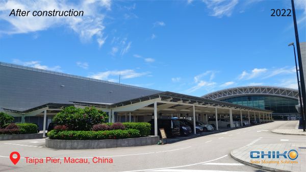 The old carport in Macau has undergone major changes