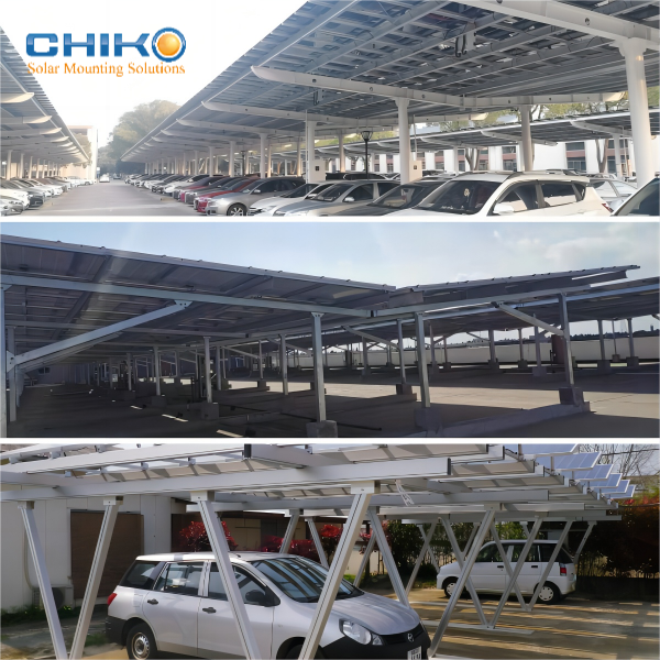 New energy vehicles stimulate the increase of solar carport racking output