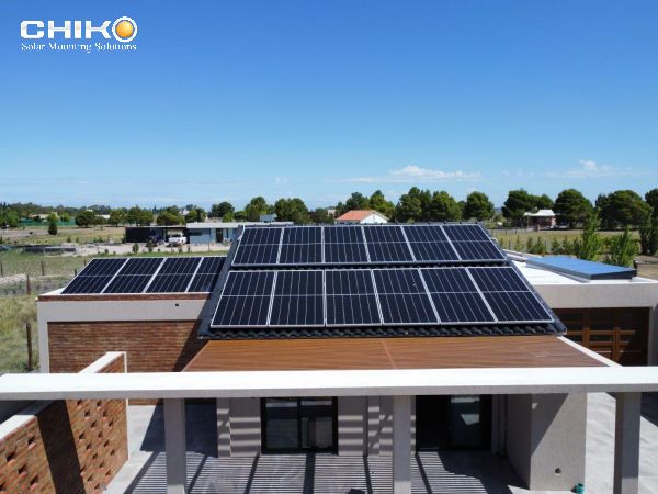 Chiko solar mounting appears on many roofs in Argentina