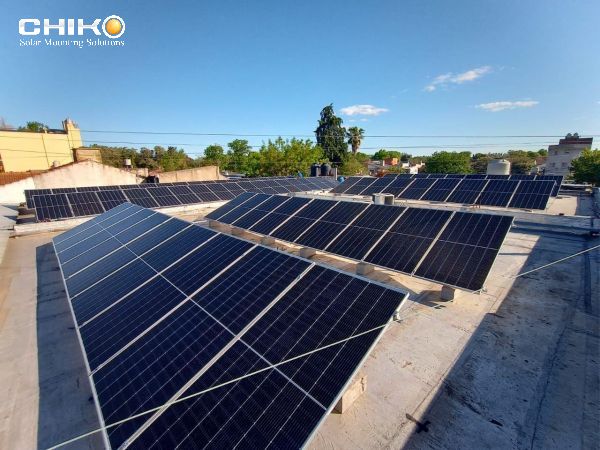 Chiko solar mounting appears on many roofs in Argentina