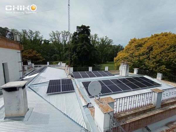 Chiko solar mounting appears on many roofs in Argentina