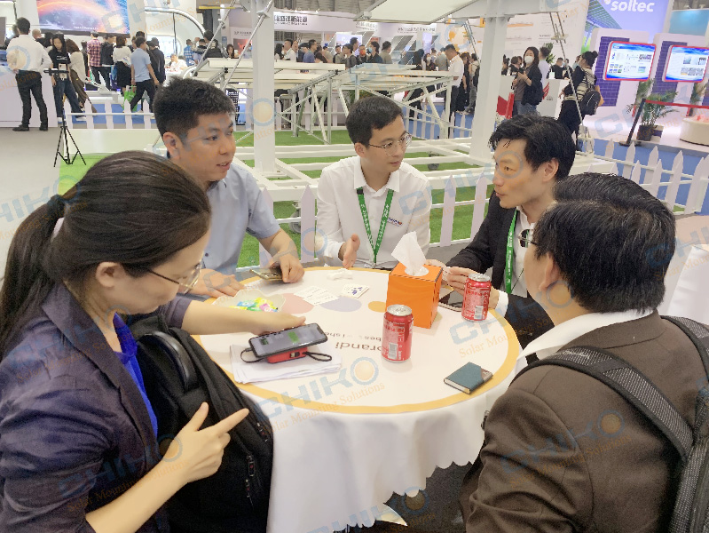 Shanghai Chiko solar bracket brilliantly appeared in SNEC exhibition