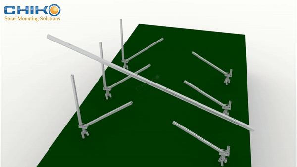 Solor Mounting Ground Mount - CHIKO U2V Installation GIF-2.gif