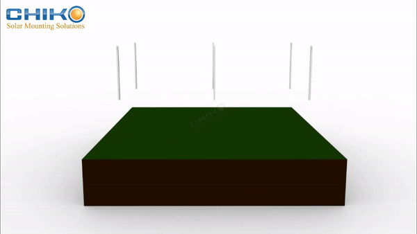 Solor Mounting Ground Mount - CHIKO T2VC Installation GIF-4.gif