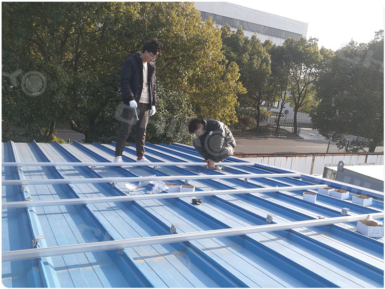 "Customer first, dedicated service", CHIKO Solar Roof Fixture Clamp Assembly Training