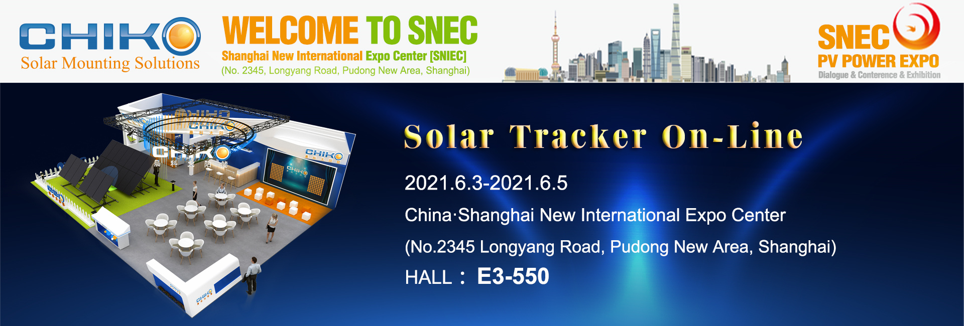 Directly at the exhibition丨CHIKO Solar 2021 International Photovoltaic Exhibition (SNEC) on-site grand occasion