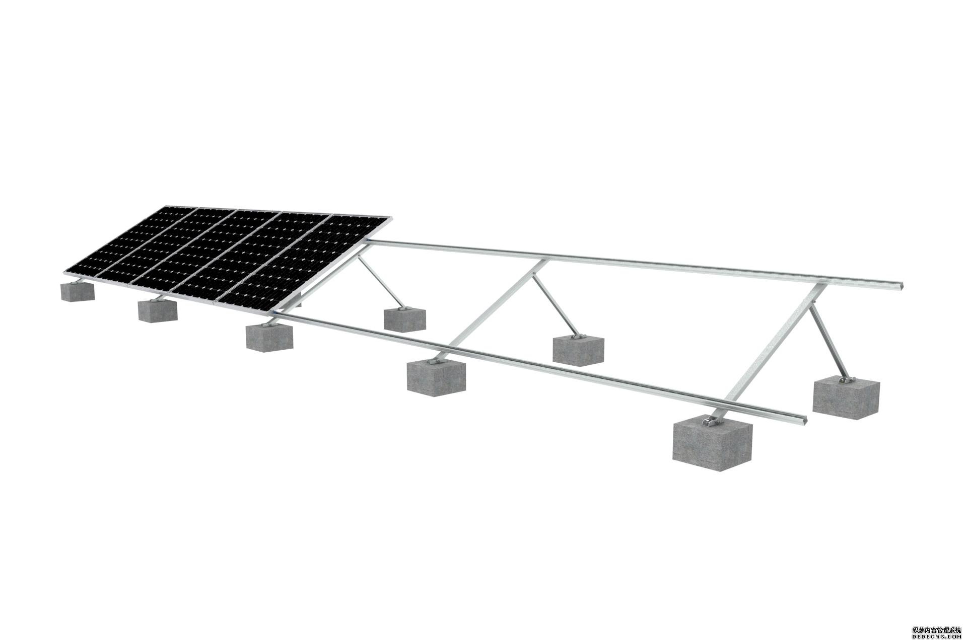 Hot Sale: Solar panel flat roof mounts With Adjustable Angle