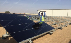 UAE 2.7MW Project-CHIKO Thin Film Module Ground Solar Mounting System