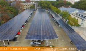 China 700KW Project–CHIKO Waterproof Carport Solar Mounting System