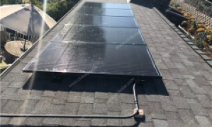 US 10KW Roof Project - Chenke Home Solar Mounting System